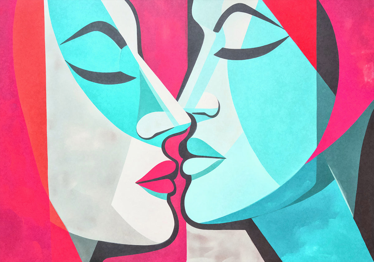 A Kiss Pink Teal (UUS)