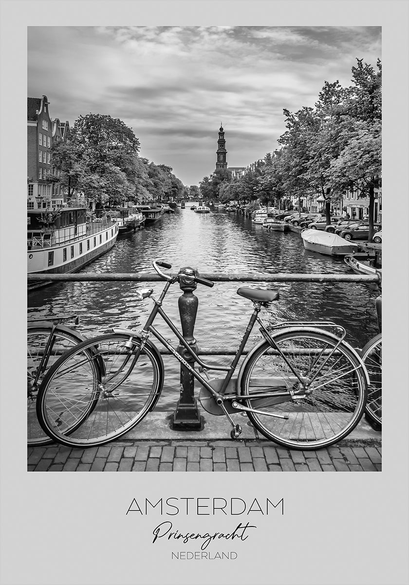 În atenție: AMSTERDAM Prinsengracht Poster