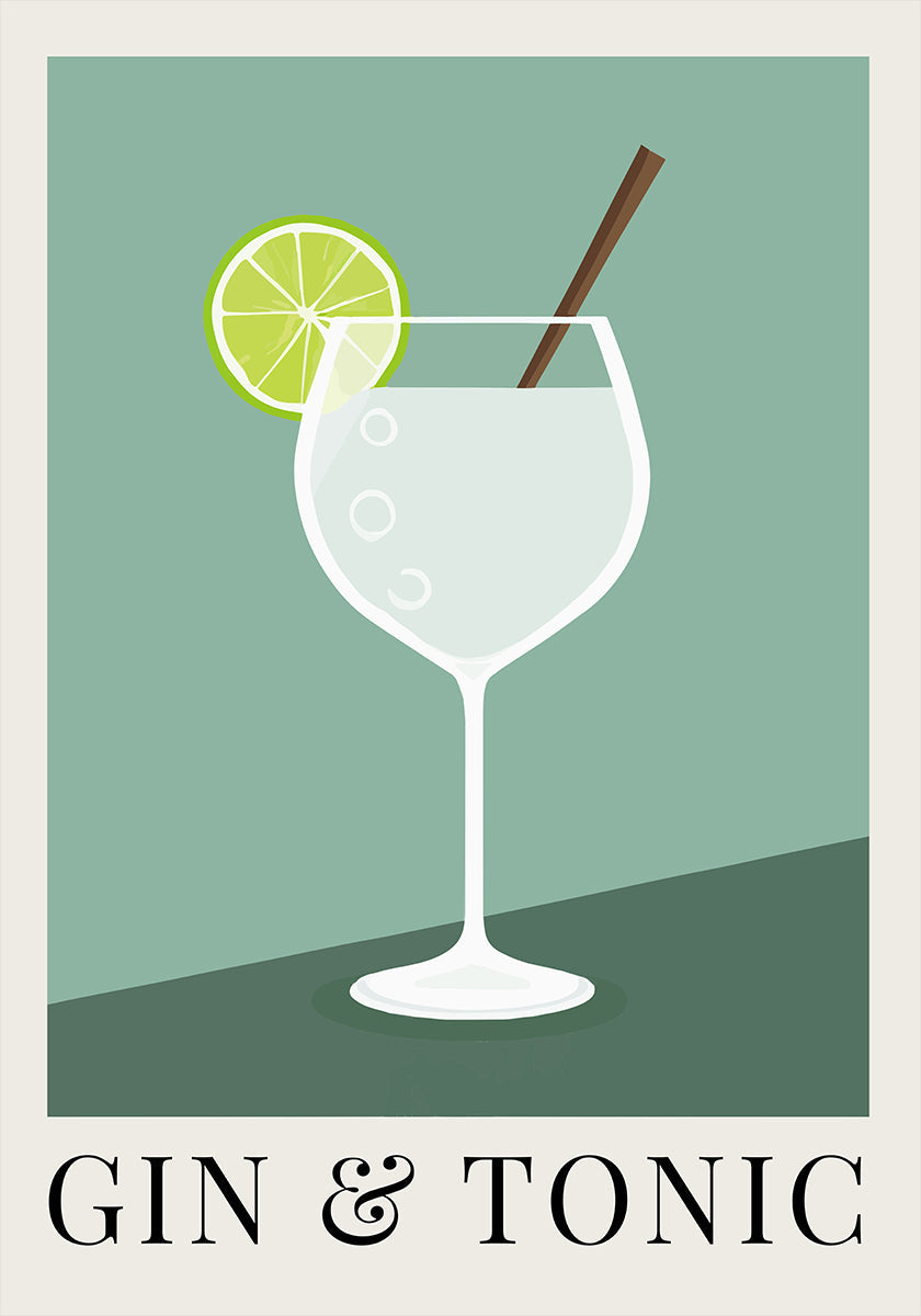 Plagát Gin & Tonic