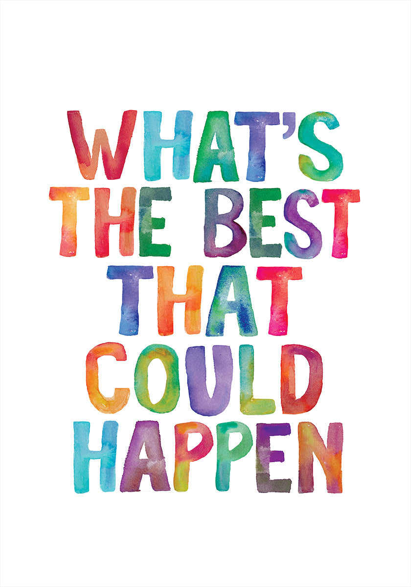 Čo je najlepšie, čo sa môže stať Kopírovať plagát