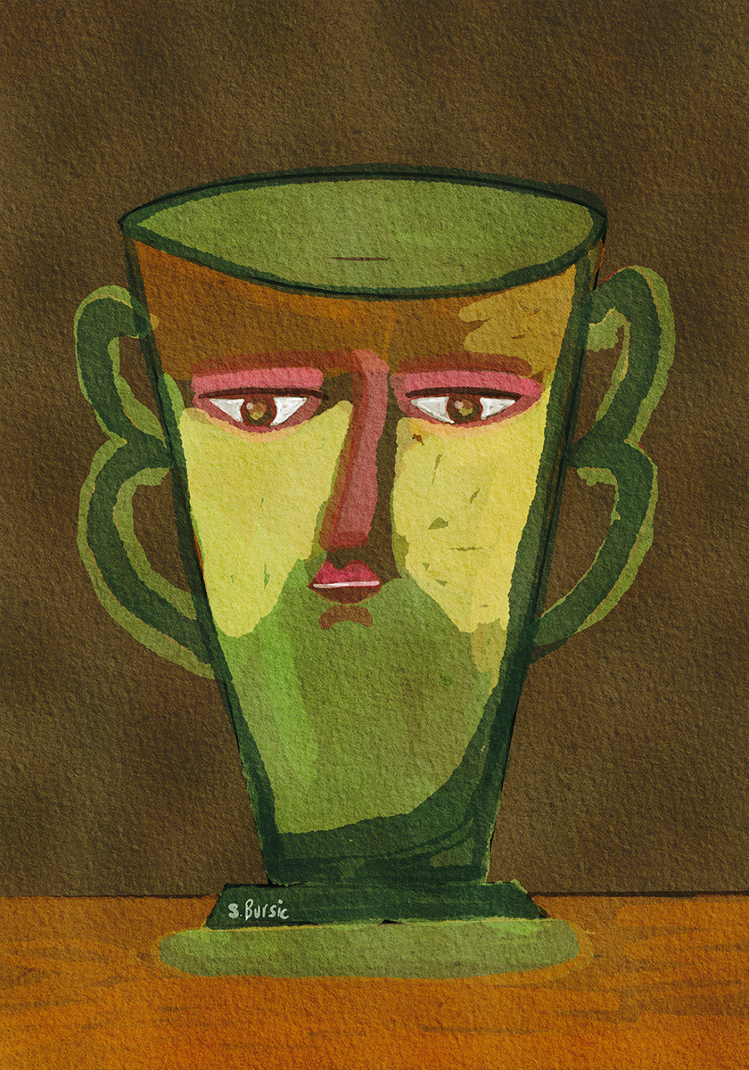 Becher Mann brong Versioun