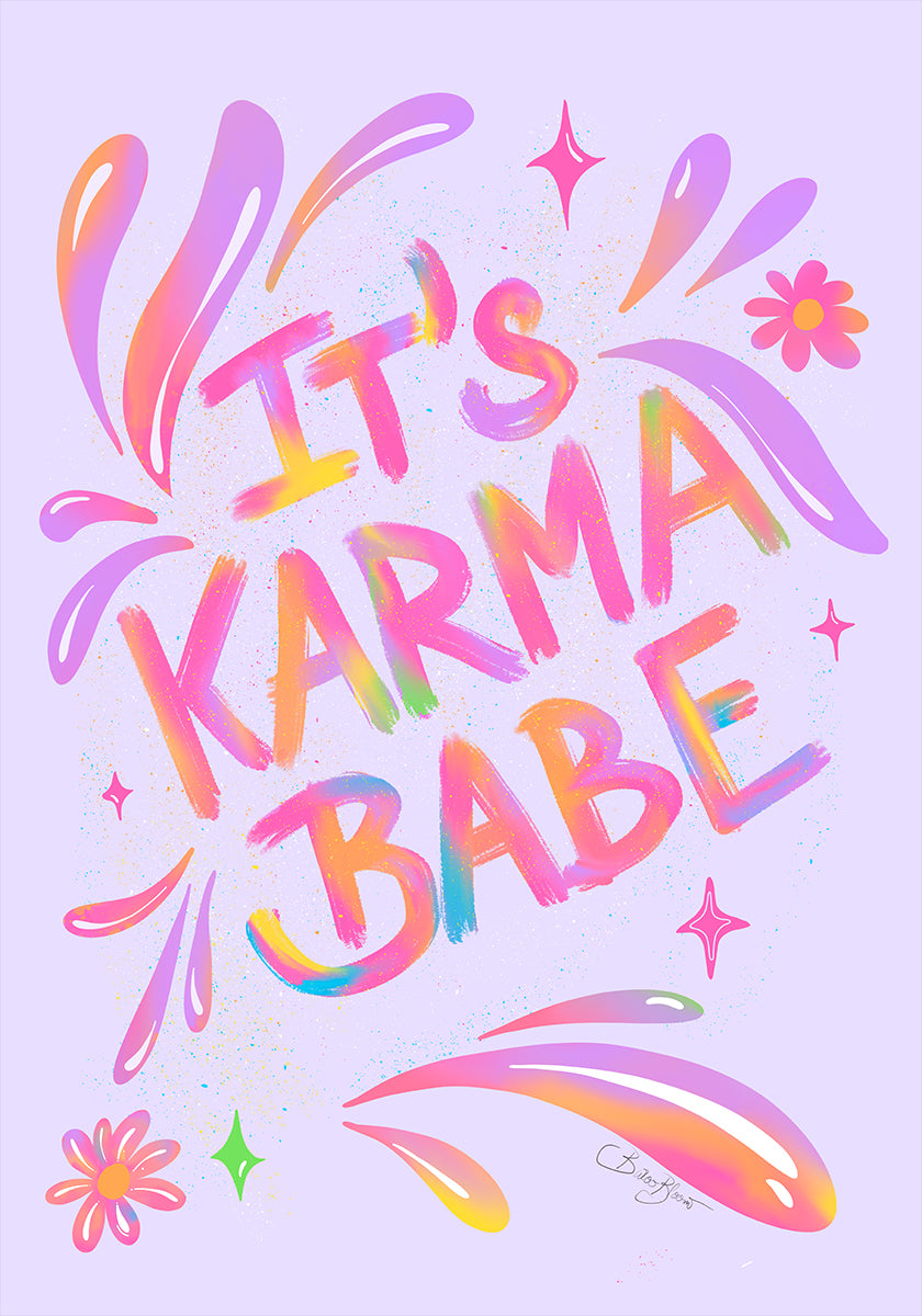 Karma Babe plakatas
