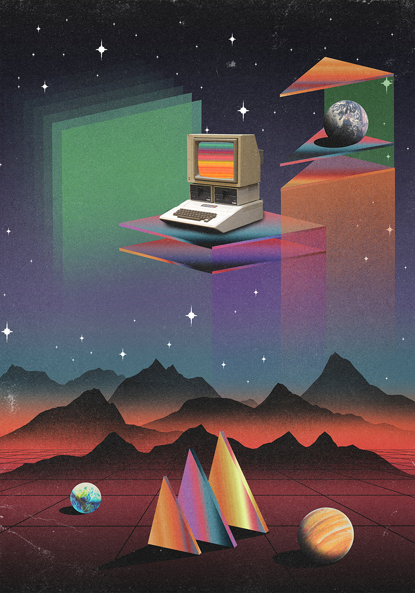 Computer CRT din anii 80