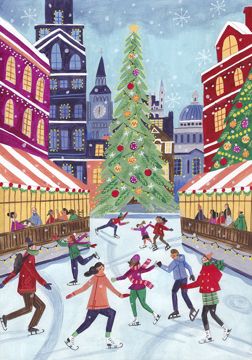 Skating zu London Affiche