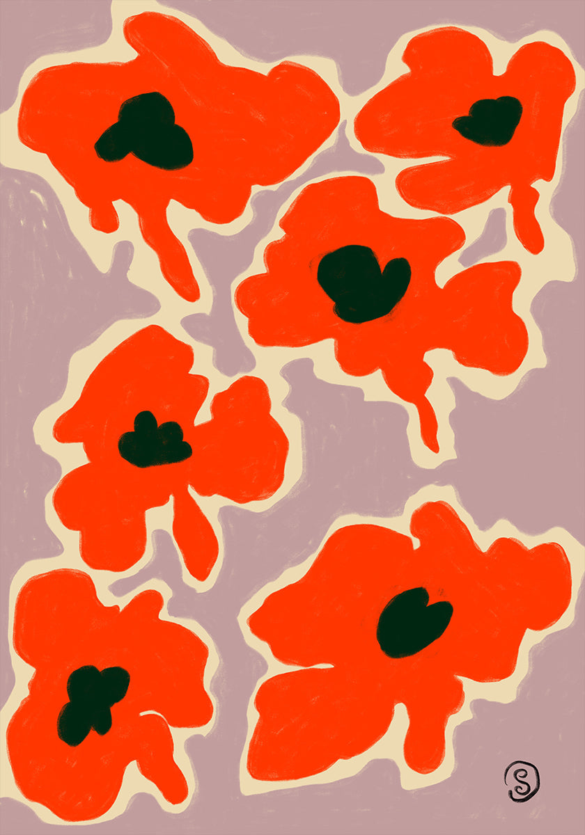 Vibrant Poppy Blummen