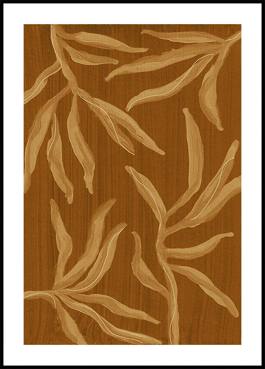 Ghost Fern 2 Sepia (NEW) - Posterbox