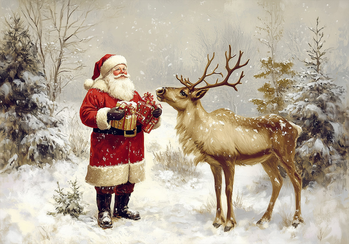 Pictufy Christmas Santa 2 Plakat