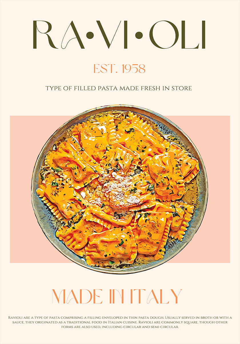 Ravioolide rõõmuplakat