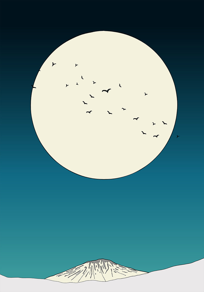 Kuuvalgel tõusuplakat