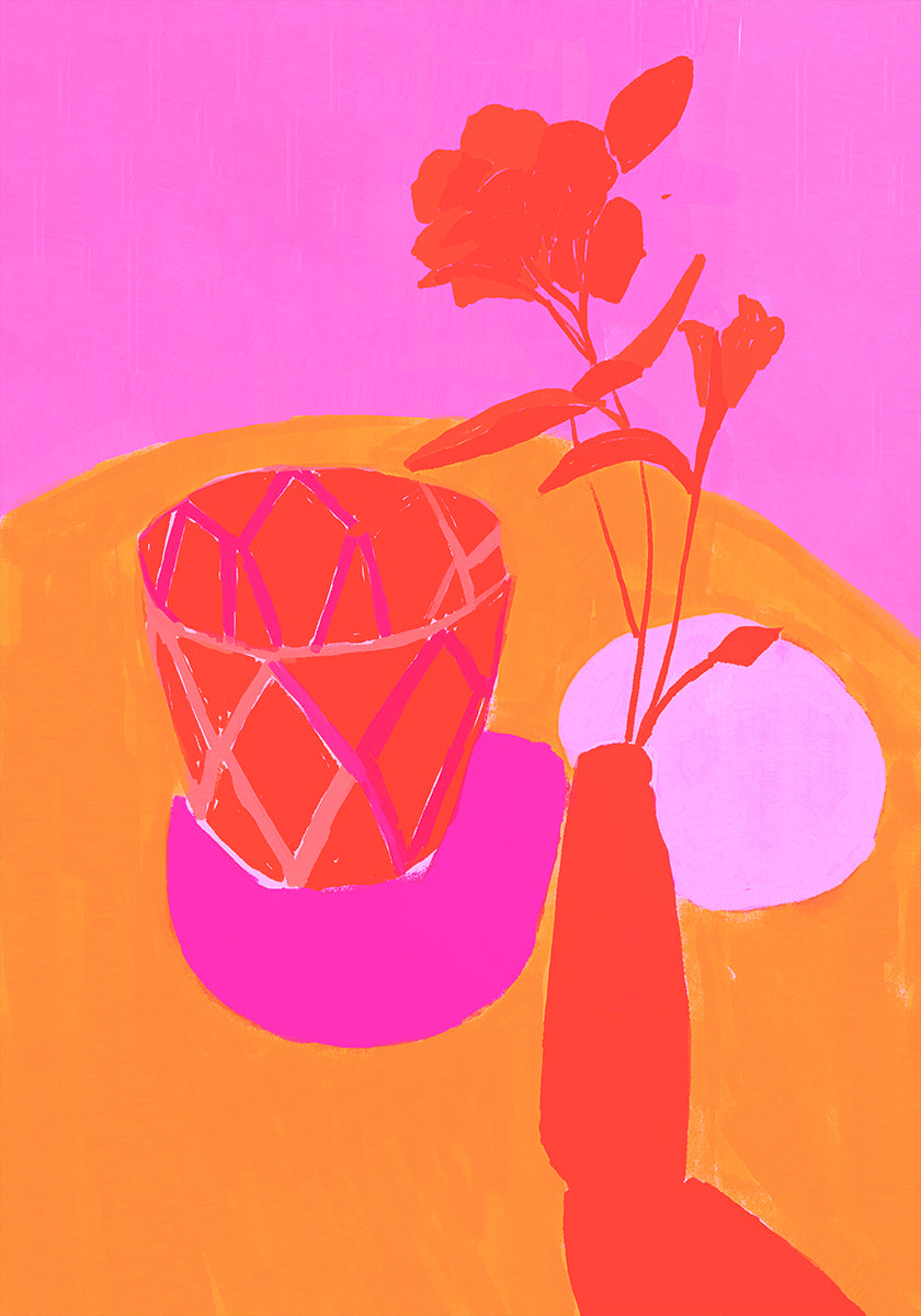 Vibrant Still Life Poster