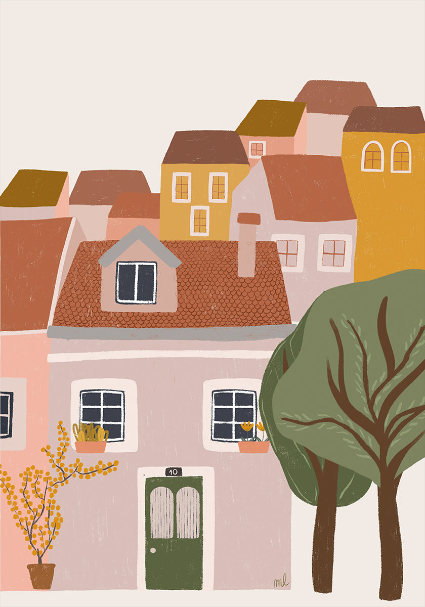 Lisabonas ielas plakāts