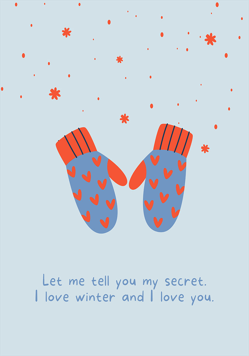 Plagát Milujem zimu a milujem ťa