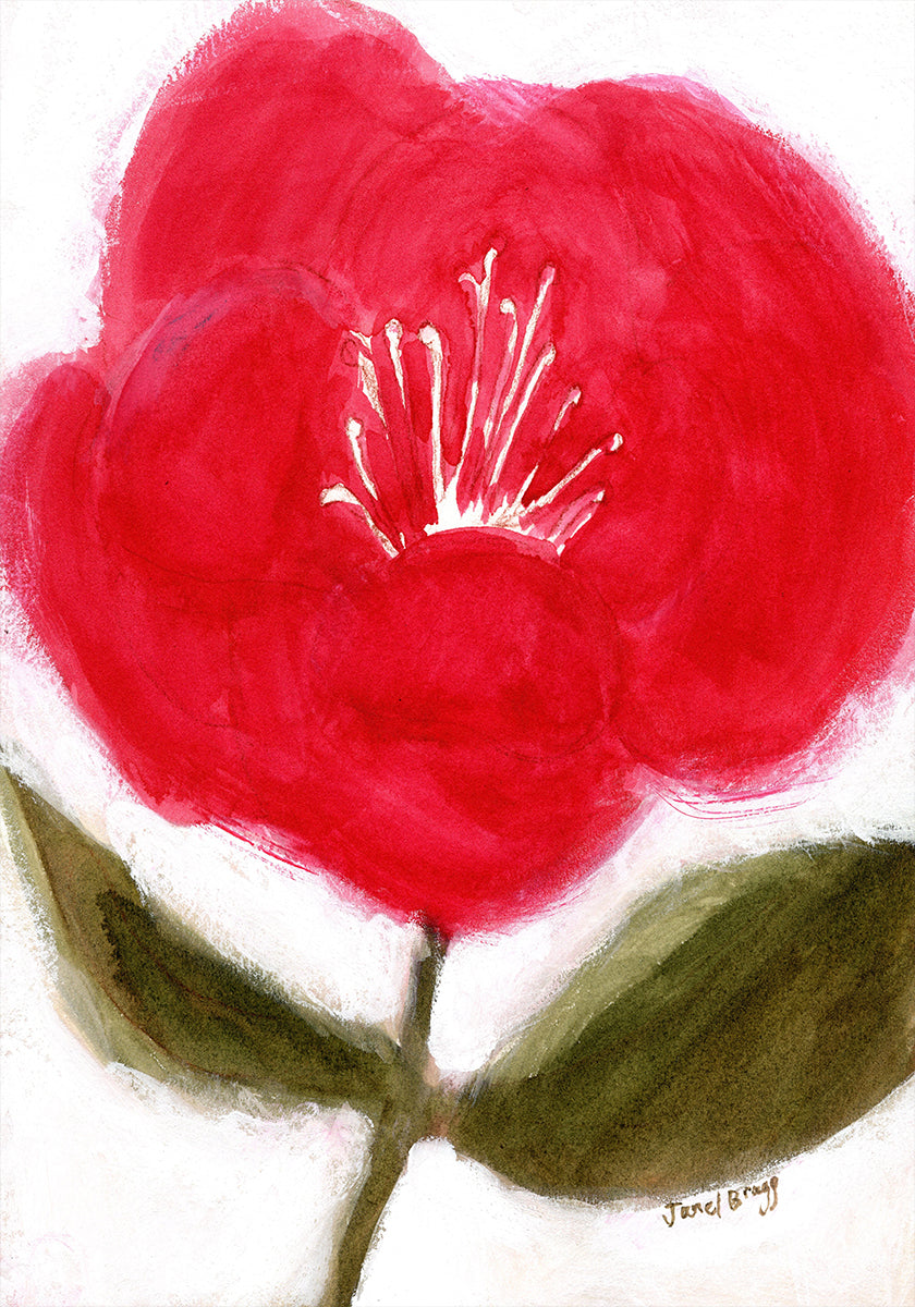 Floral în roșu pentru poster Cierra