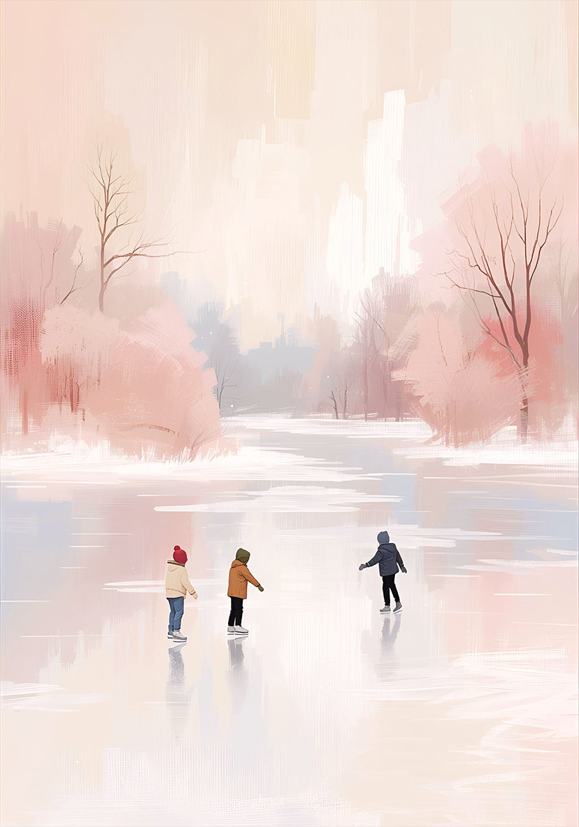 Poster de patinaj pe gheață
