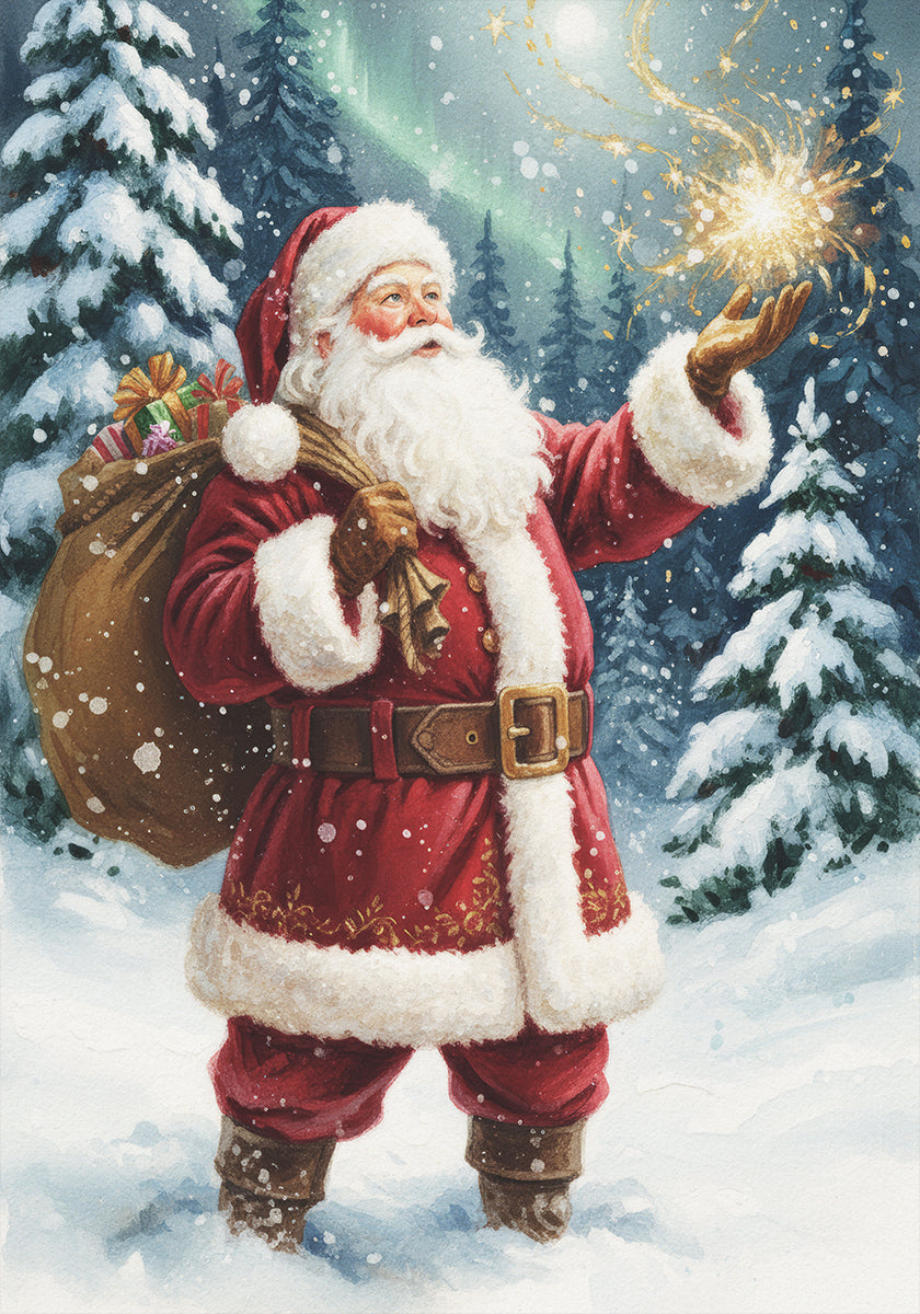 Santa Claus Magic Poster
