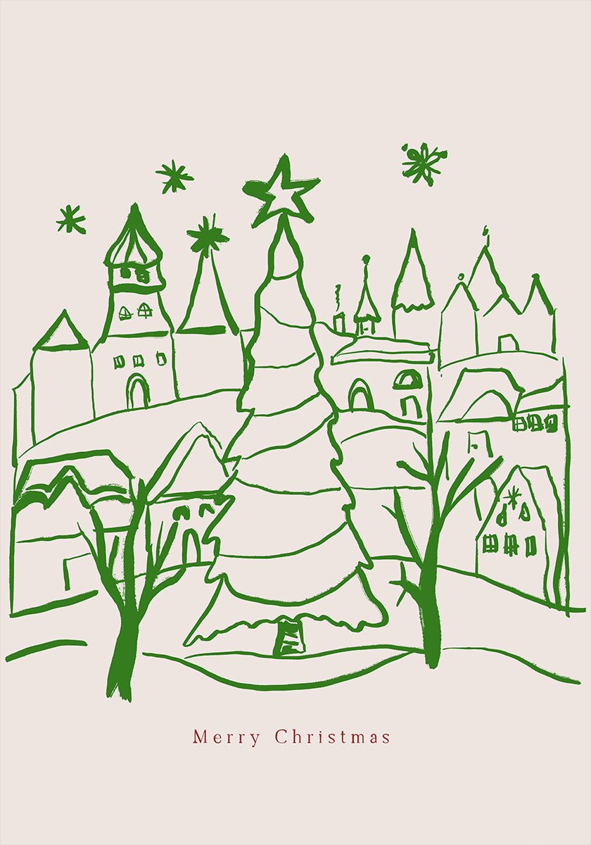 Priecīgus Ziemassvētkus pilsēta (JAUNS)