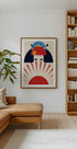 Geisha Girl Retro Minimalist Design (NEW) - Posterbox