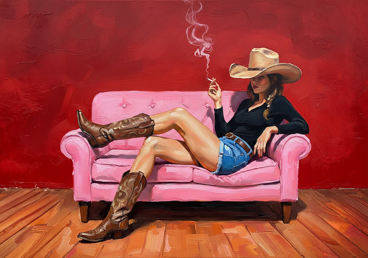 Rebel Cowgirl Lounge Poster - Posterbox