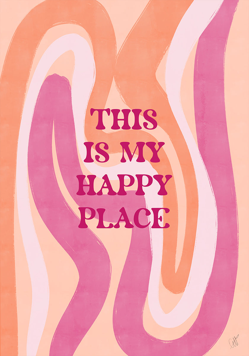 Peach &amp; Pink Explosion No. 4 (NEW) - Posterbox