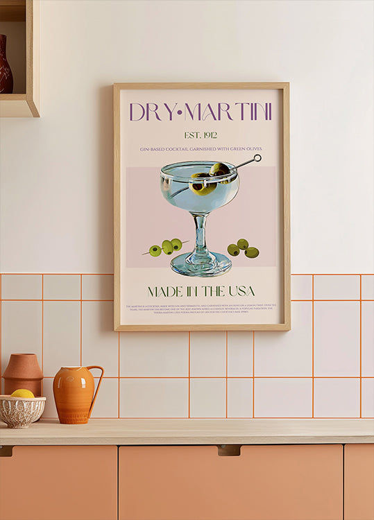 Classic Martini Charm Plakat - Posterbox