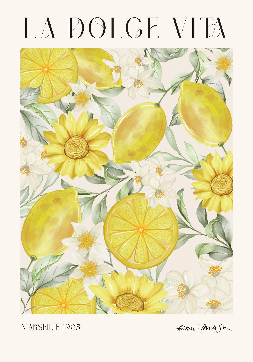 Lemons Plakat - Posterbox.dk