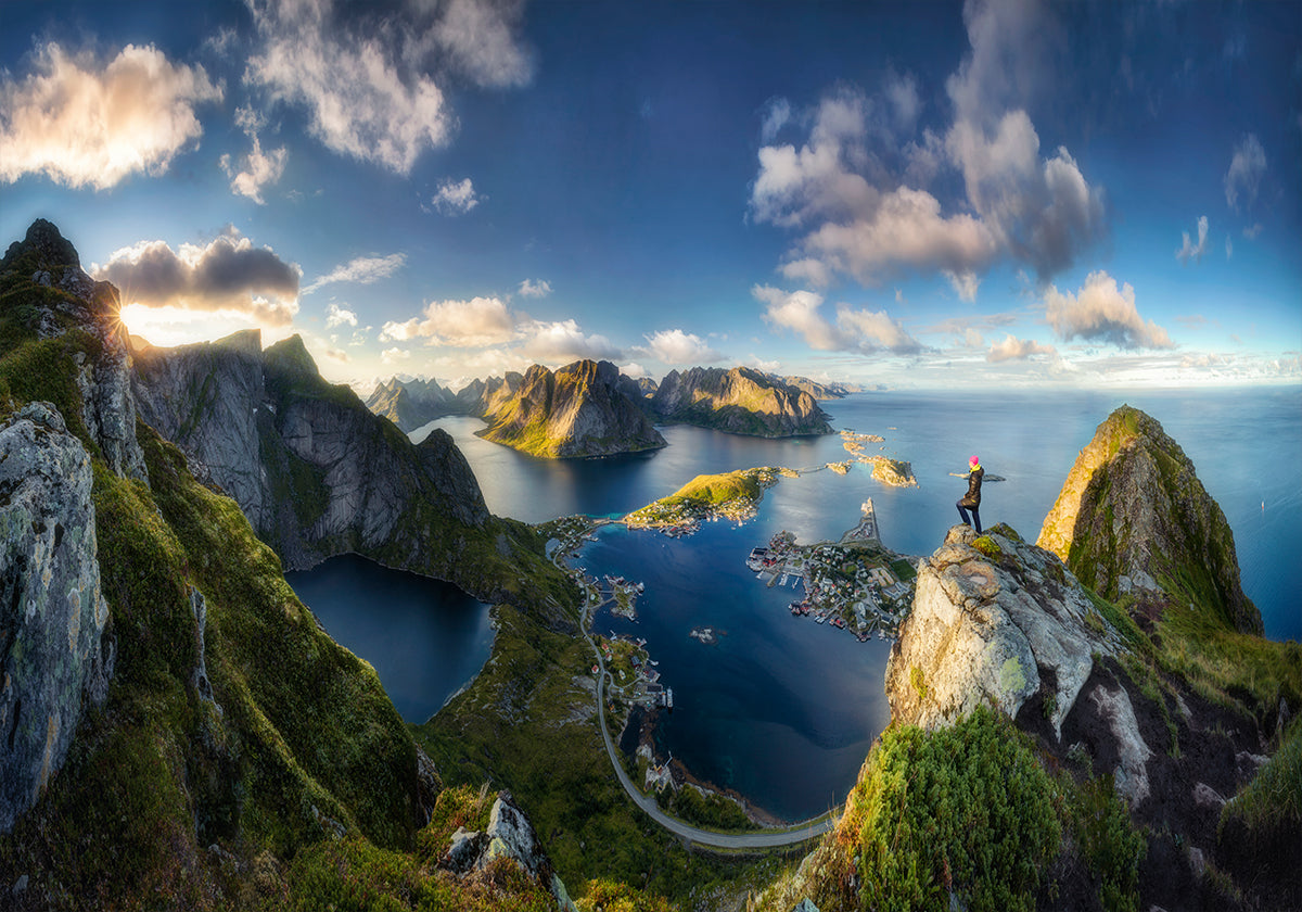 Reinebringen nézetek Plakát