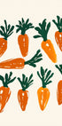 Colorful Carrot Illustration Plakat - Posterbox