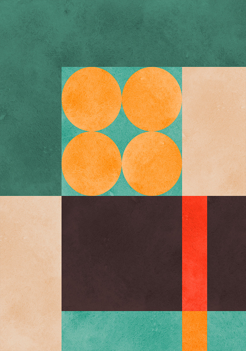 Colorful geometric composition 6 (NEW) - Posterbox