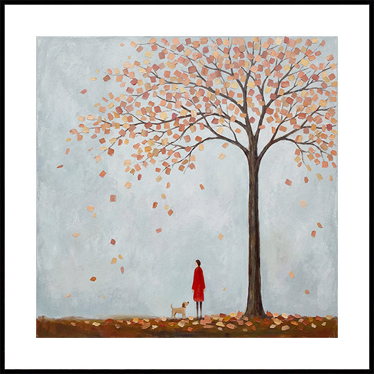 Dog Walking In Autumn (NEW) - Posterbox