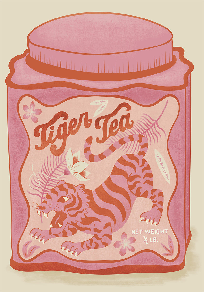 Crouching Tiger Tea Plakat - Posterbox