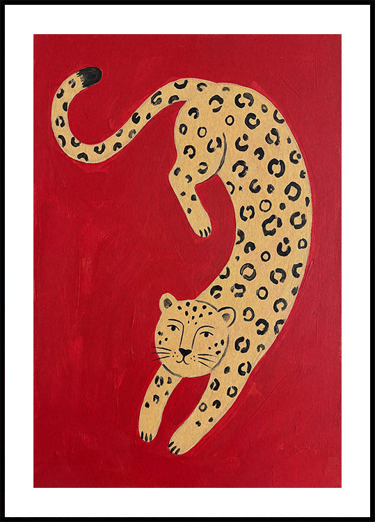 Leopard Folk Art (NEW) - Posterbox