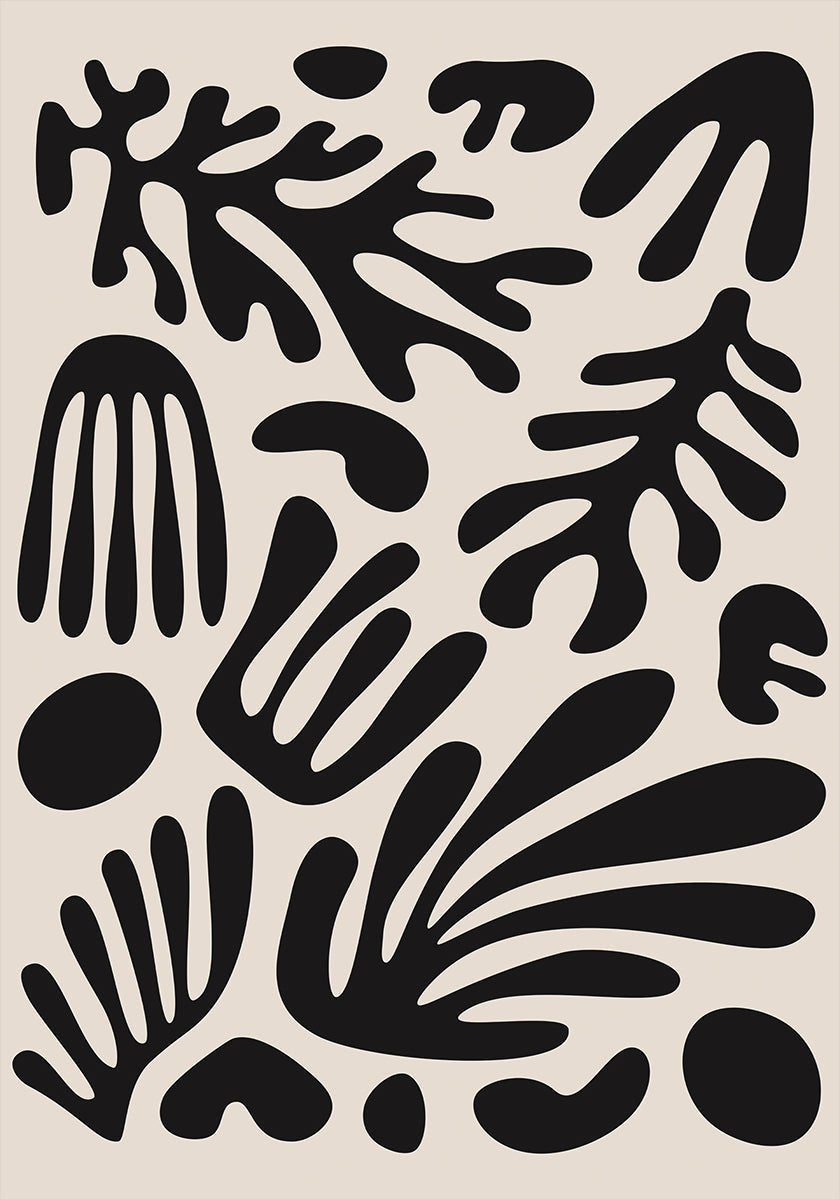 Henri Matisse Black Algae Collection #3 (NEU)