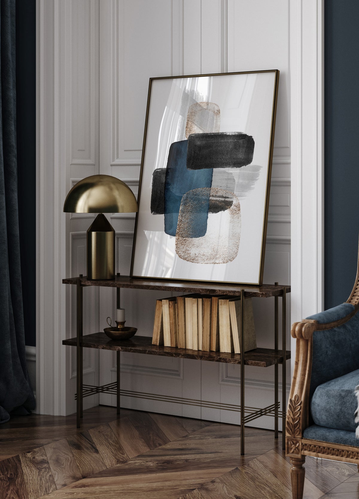 Abstrakt Blo Gold Blocks