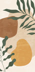 Abstract Shapes and Leaf Plakat - Posterbox.dk