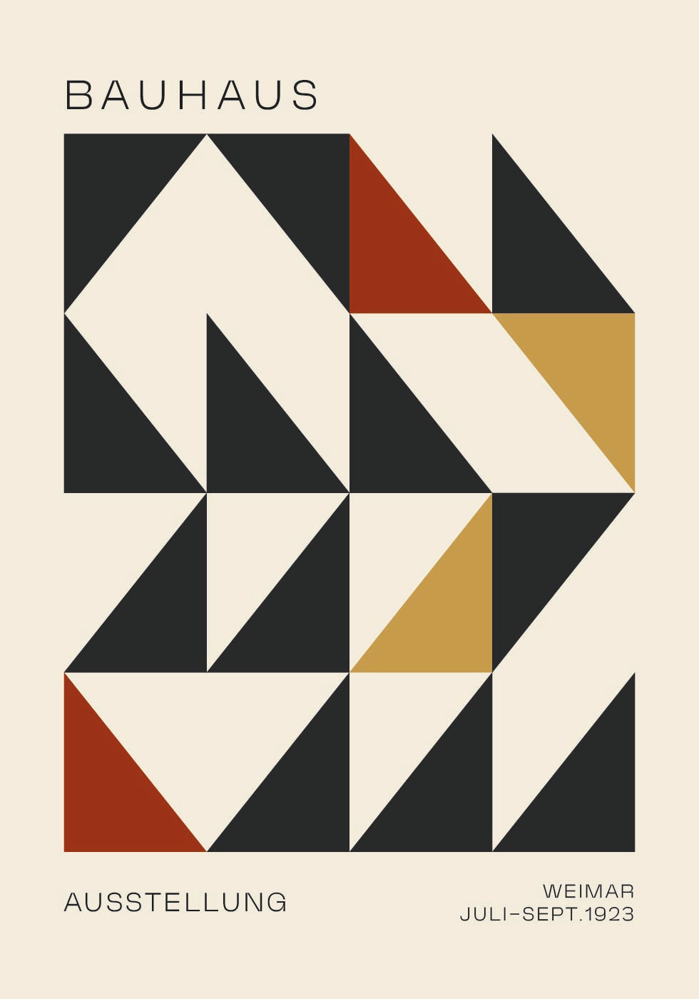 Bauhaus No. 10 Plakat | Posterbox
