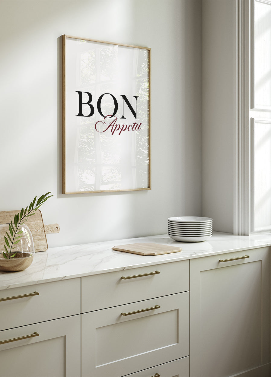 Bon Appetit Plakat - Posterbox.dk