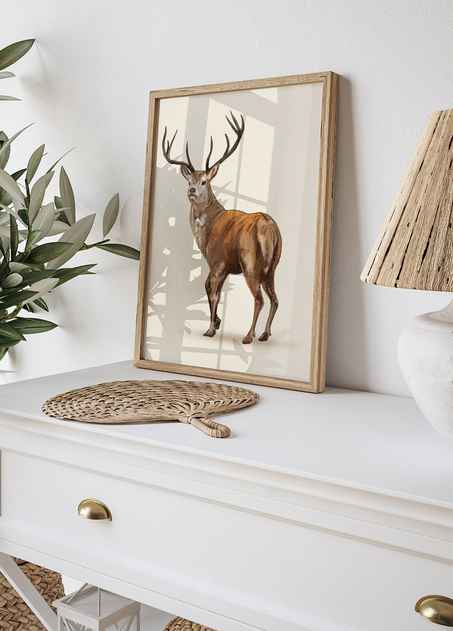 Brown Deer Plakat - Posterbox.dk