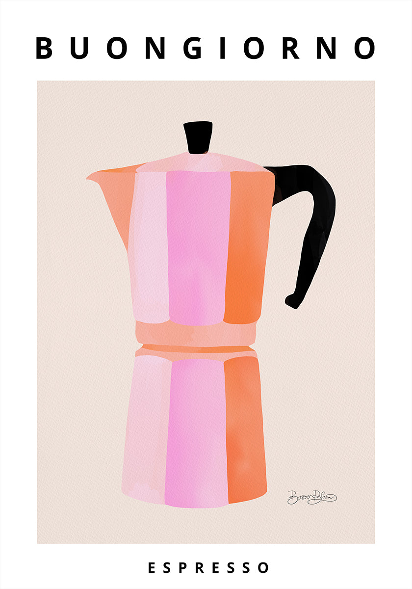 Buongiorno Espresso Plakat