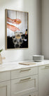 Champagne Glasses Pyramid Print Plakat - Posterbox.dk