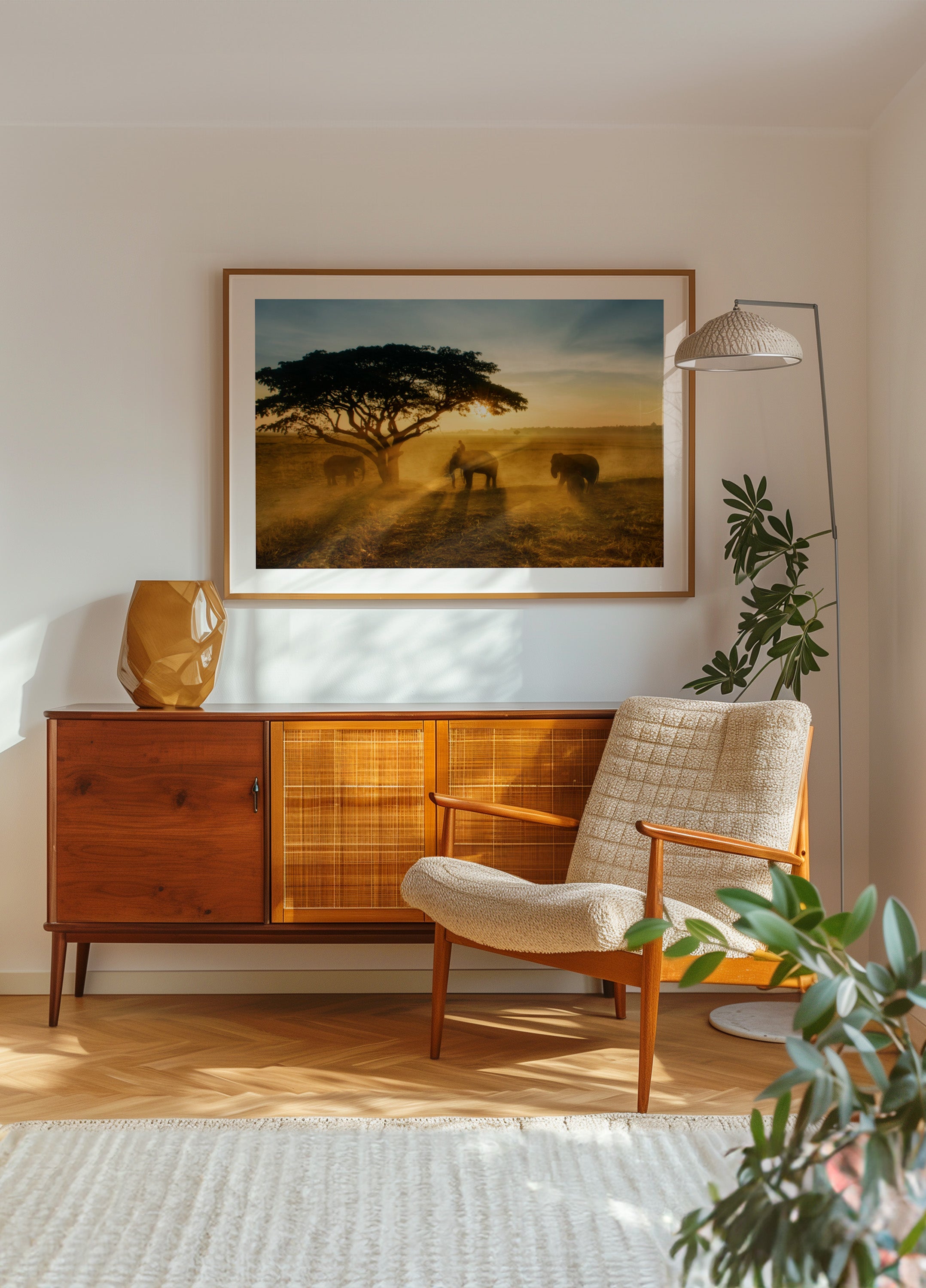 Elefant's Golden Sunset