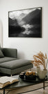 Foggy Shore of A Mountain Lake Plakat - Posterbox.dk