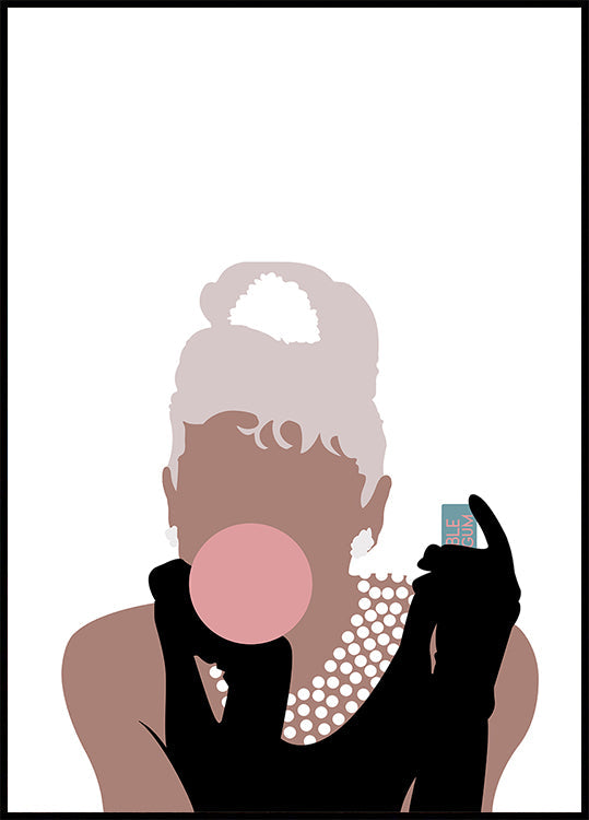 Poster Bubblegum Girl