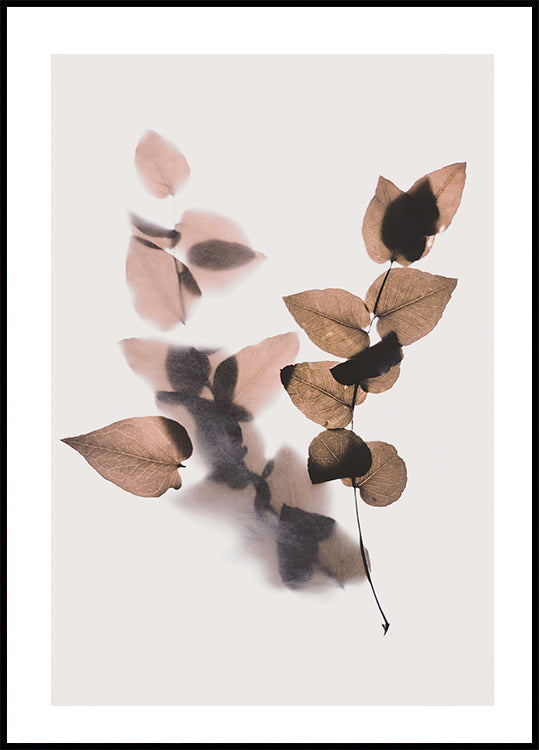 Brown Leafe Plakat - Posterbox.dk