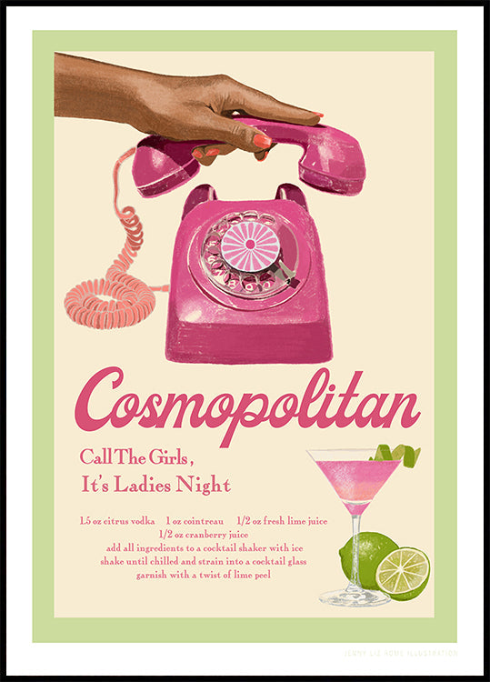 „Jlr“ kokteiliai „Cosmopolitan“.