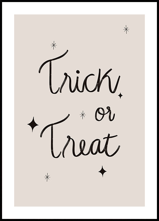 Trick or Treat plakāts