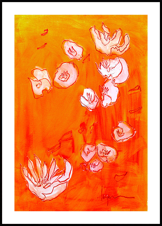 Dreamgarden6 Ocker Poster