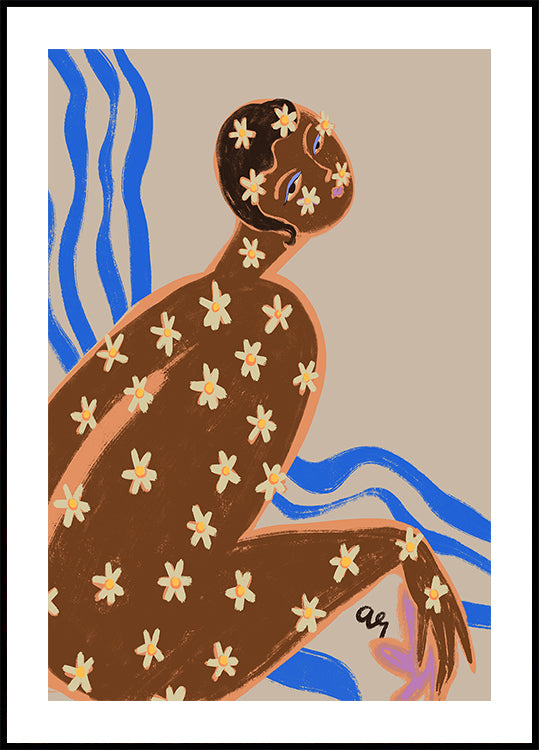 Blooming Daisy Poster