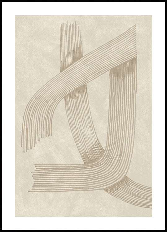 Abstract Sophisticated Line 01 Poster