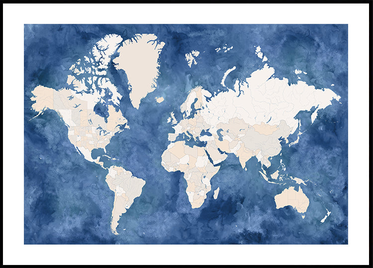 Mapa sveta Hudson (NOVINKA)