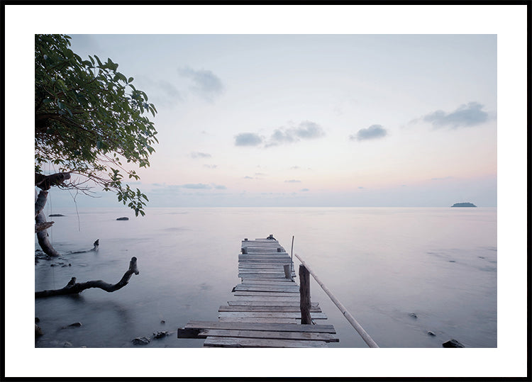 Tranquil Morning Pier Plakat - Posterbox.dk
